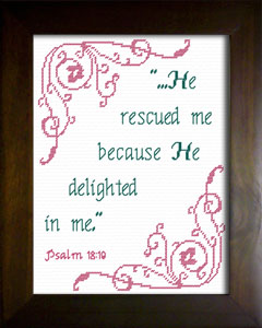 He Rescued Me Psalm 18:19